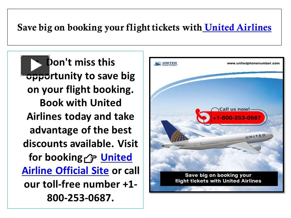 PPT Reserve Your RoundTrip Ticket with United Airlines PowerPoint