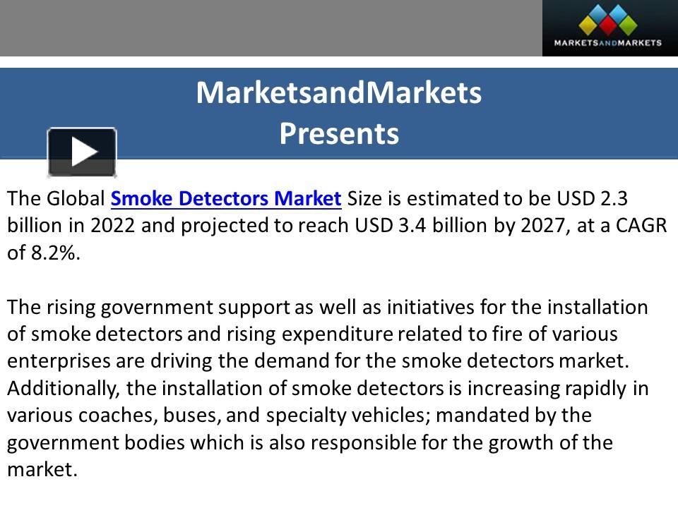 PPT Enhancing Fire Safety Measures with Smoke Detectors Industry
