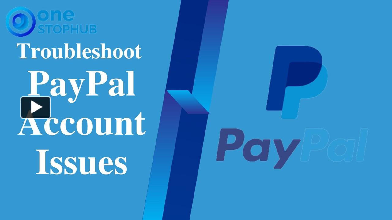 PPT How to Fix PayPal is not Working and Login Error? PowerPoint
