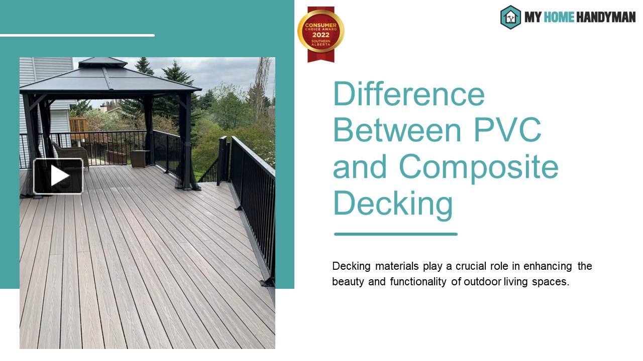 PPT Difference Between PVC and Composite Decking PowerPoint