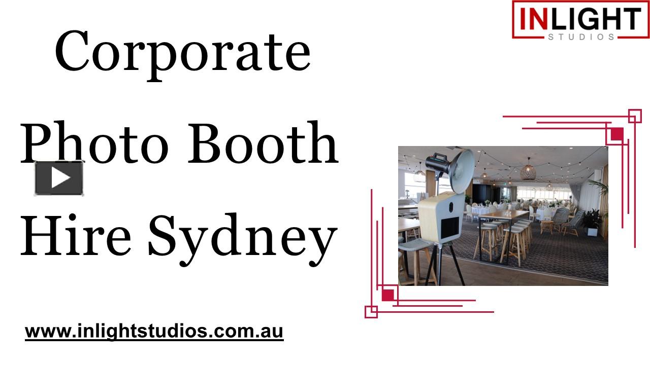 PPT Corporate Photo Booth Hire Sydney inLight Studios PowerPoint