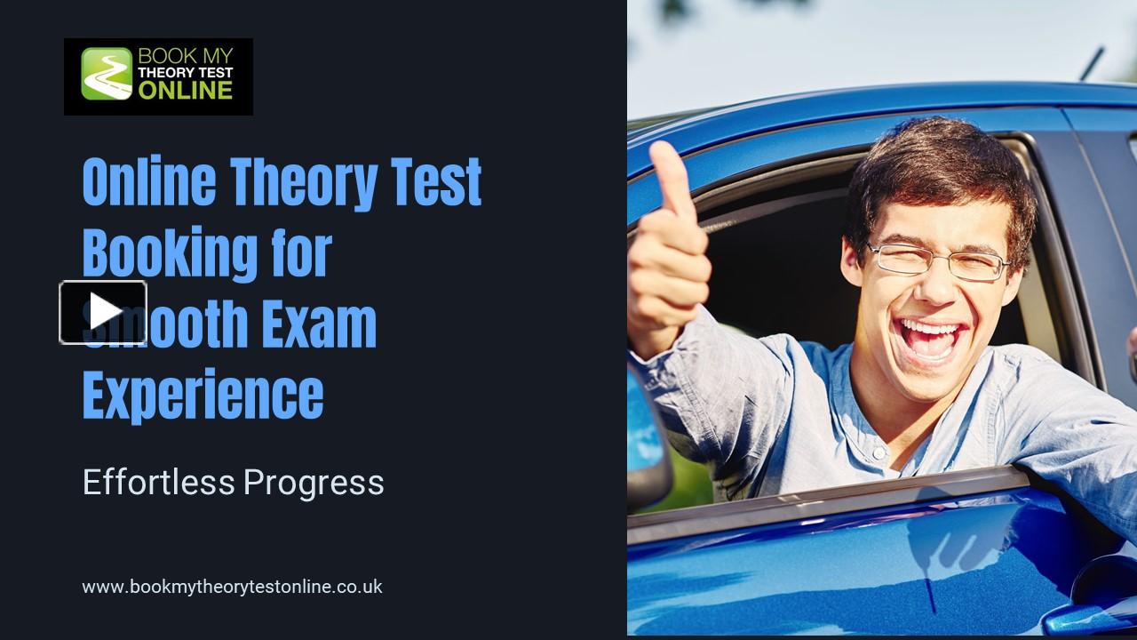 PPT Convenient Online Theory Test Booking for Your UK Driving Test