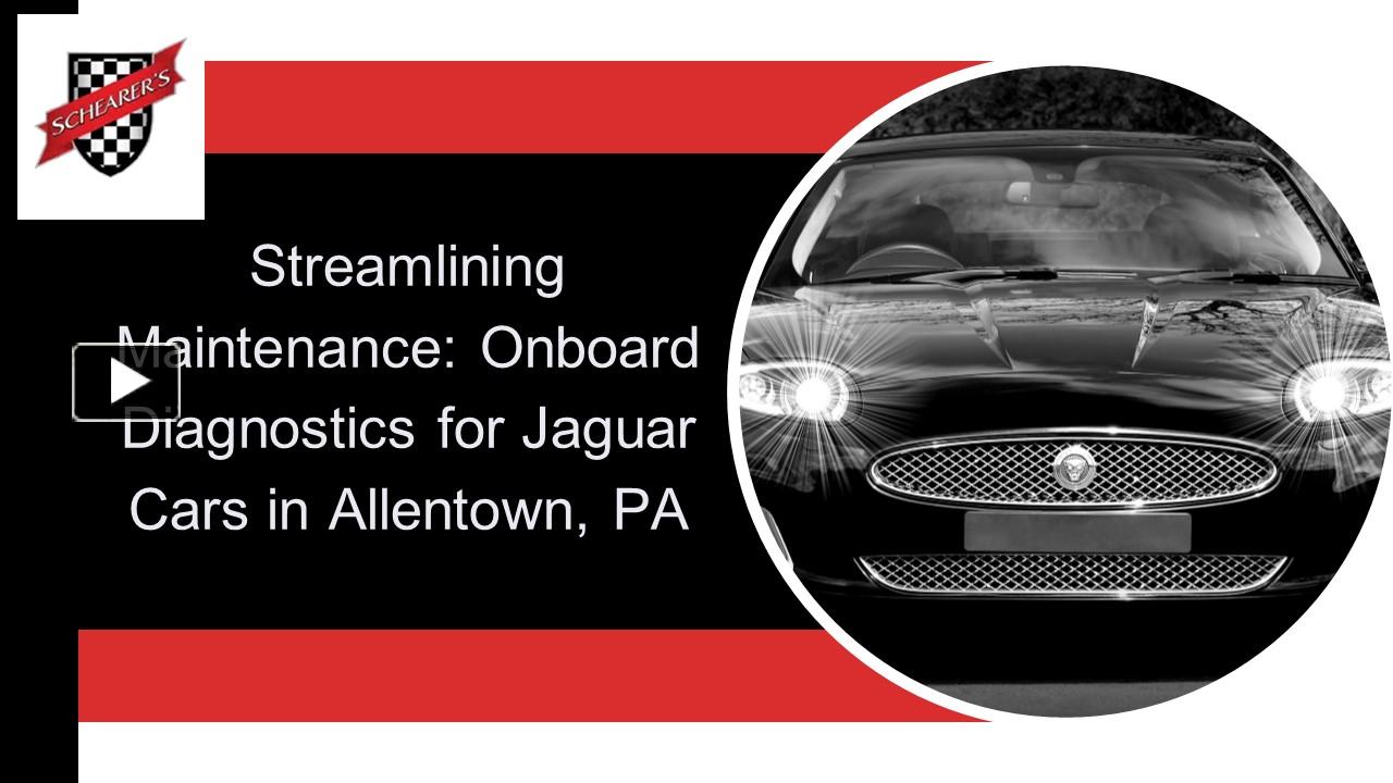 PPT Streamlining Maintenance Onboard Diagnostics for Jaguar Cars in