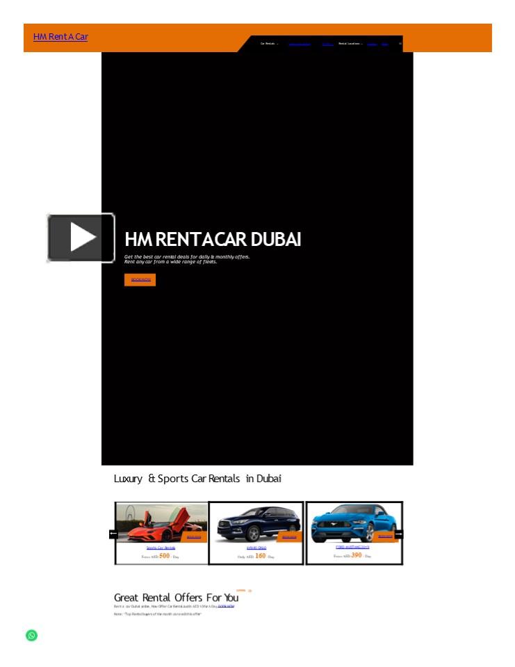 PPT HM Rent a Car PowerPoint presentation free to download id