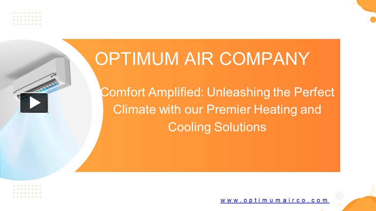 PPT Optimum Air Co Air Quality Solutions PowerPoint presentation