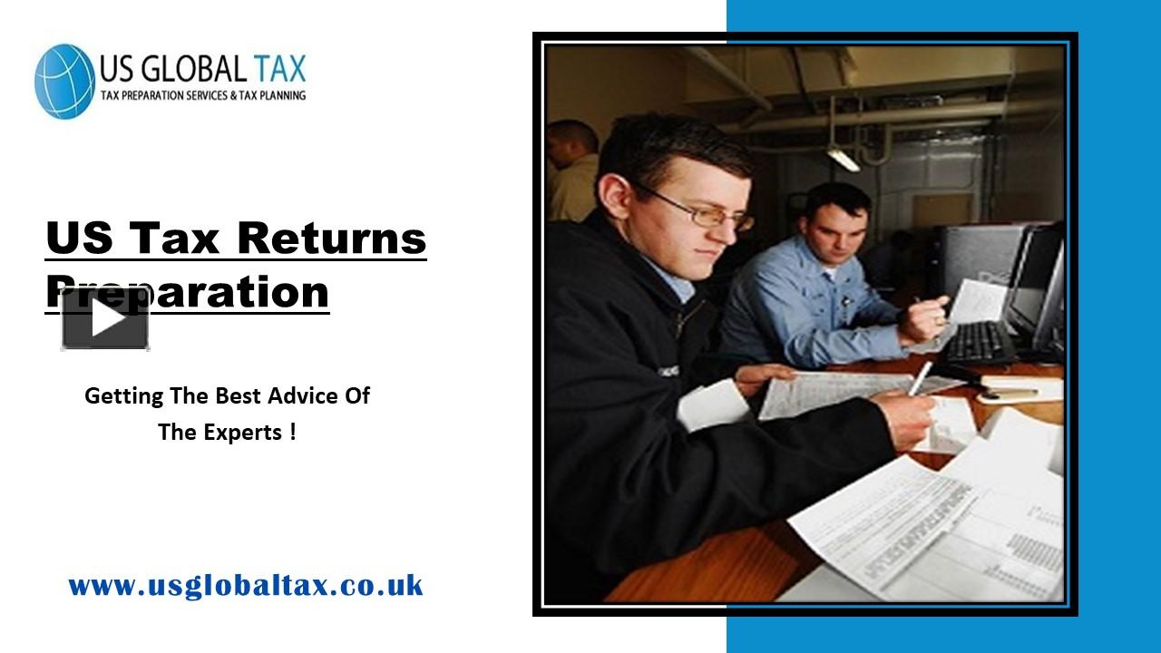 PPT US Tax Returns Preparation PowerPoint presentation free to