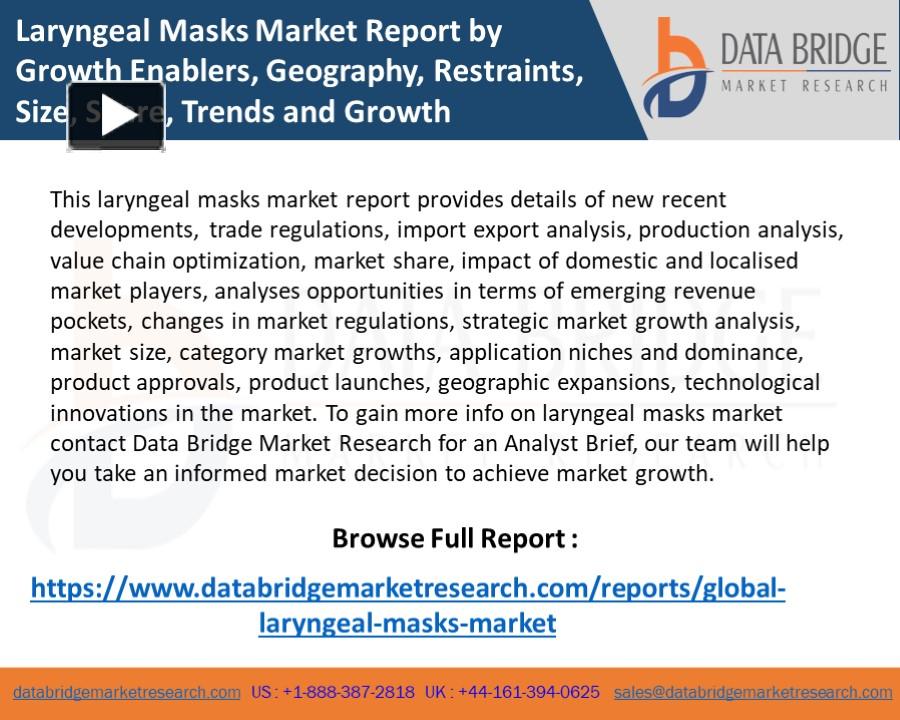 PPT Laryngeal Masks Market PowerPoint presentation free to download