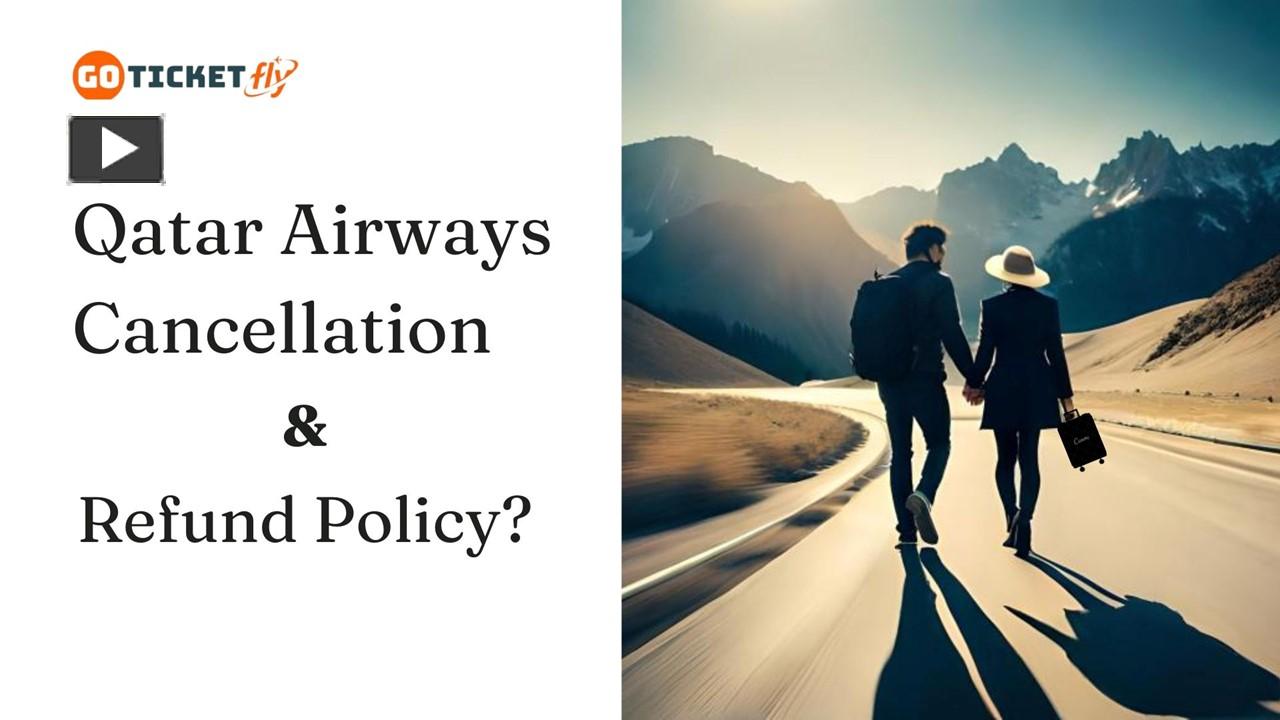 PPT Qatar Airways Cancellation and Refund Policy? PowerPoint