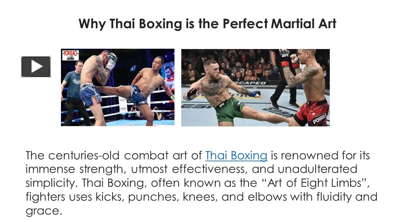 PPT Why Thai Boxing is the Perfect Martial Art PowerPoint