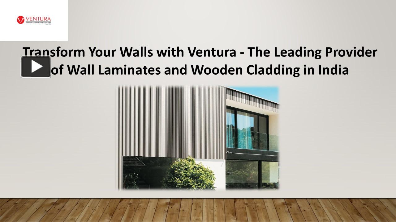PPT Wooden Cladding For Walls Ventura International PowerPoint