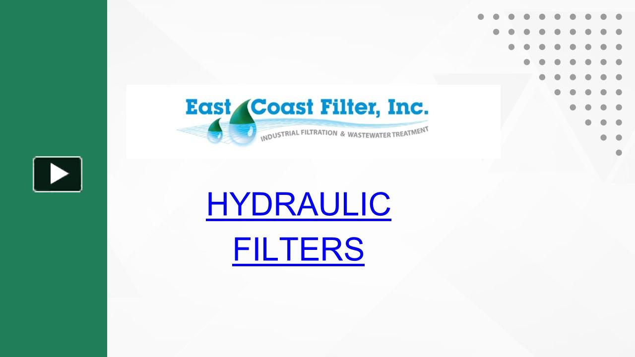 PPT Hydraulic Filters East Coast Filter (1) PowerPoint presentation