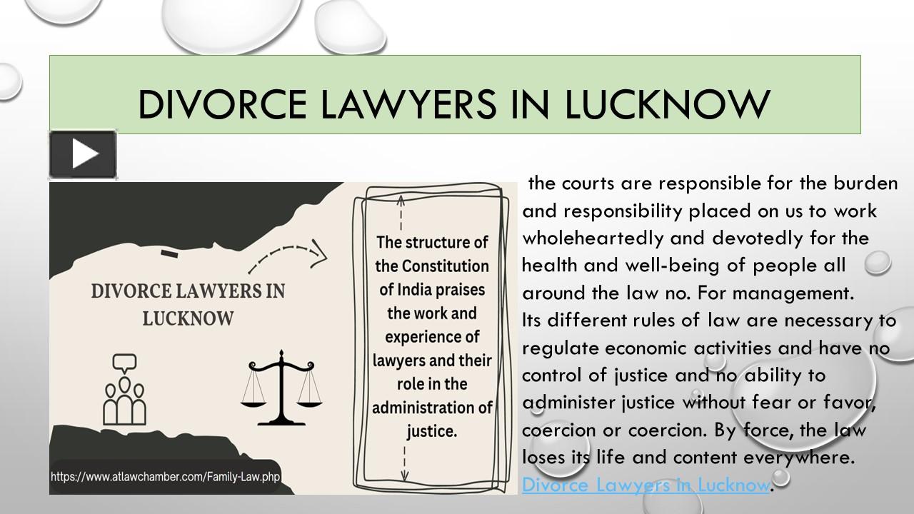 PPT Divorce Lawyers in Lucknow (1) PowerPoint presentation free to