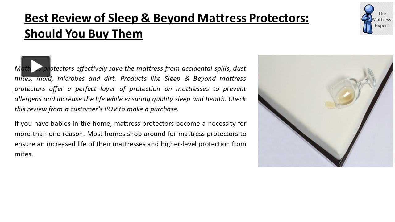 PPT Best Review of Sleep & Beyond Mattress Protectors Should You Buy