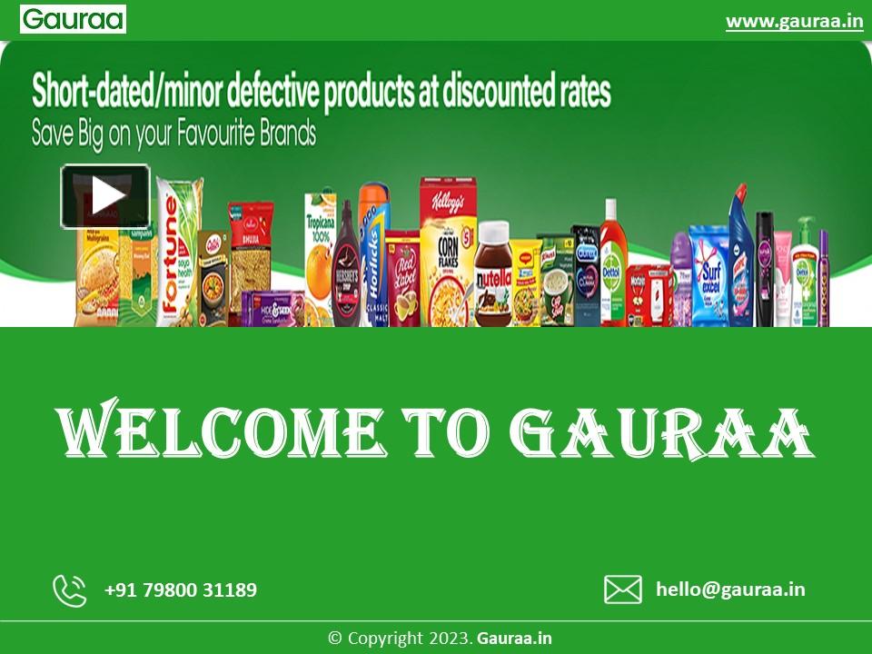PPT Online Grocery Shopping Kolkata PowerPoint presentation free to