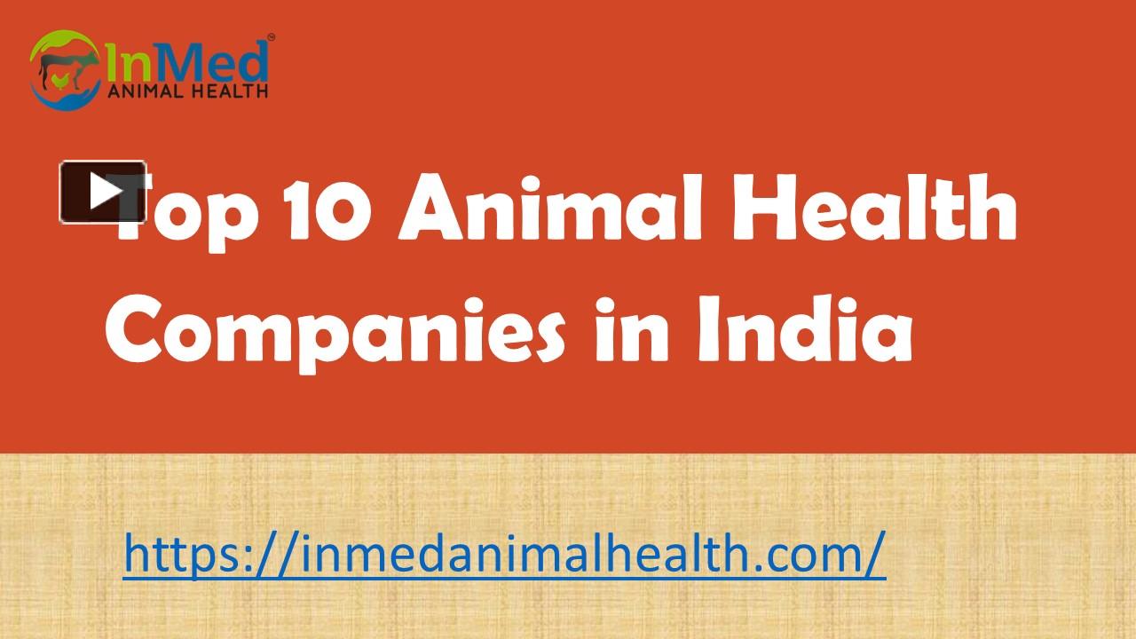 PPT Top 10 Animal Health Companies in India PowerPoint presentation
