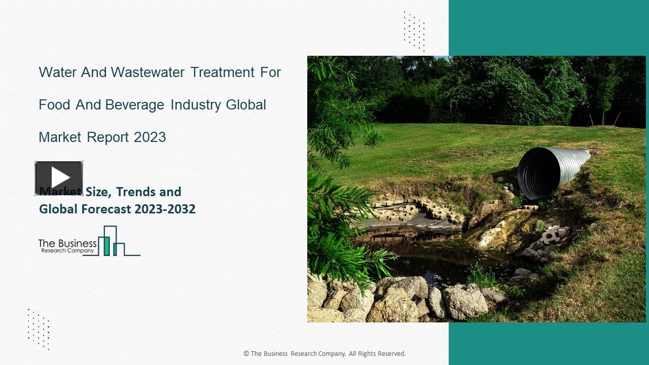 PPT Water and Wastewater Treatment For Food And Beverage Industry