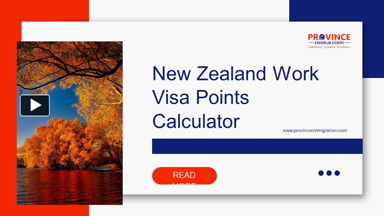 PPT New Zealand Work Visa Points Calculator PowerPoint presentation