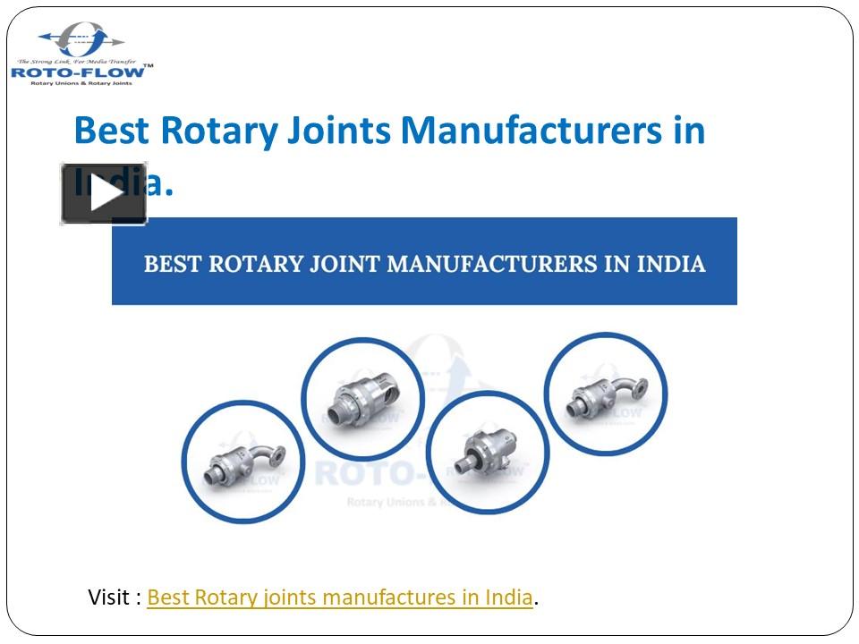 PPT Best Rotary Joints Manufacturers in India PowerPoint presentation