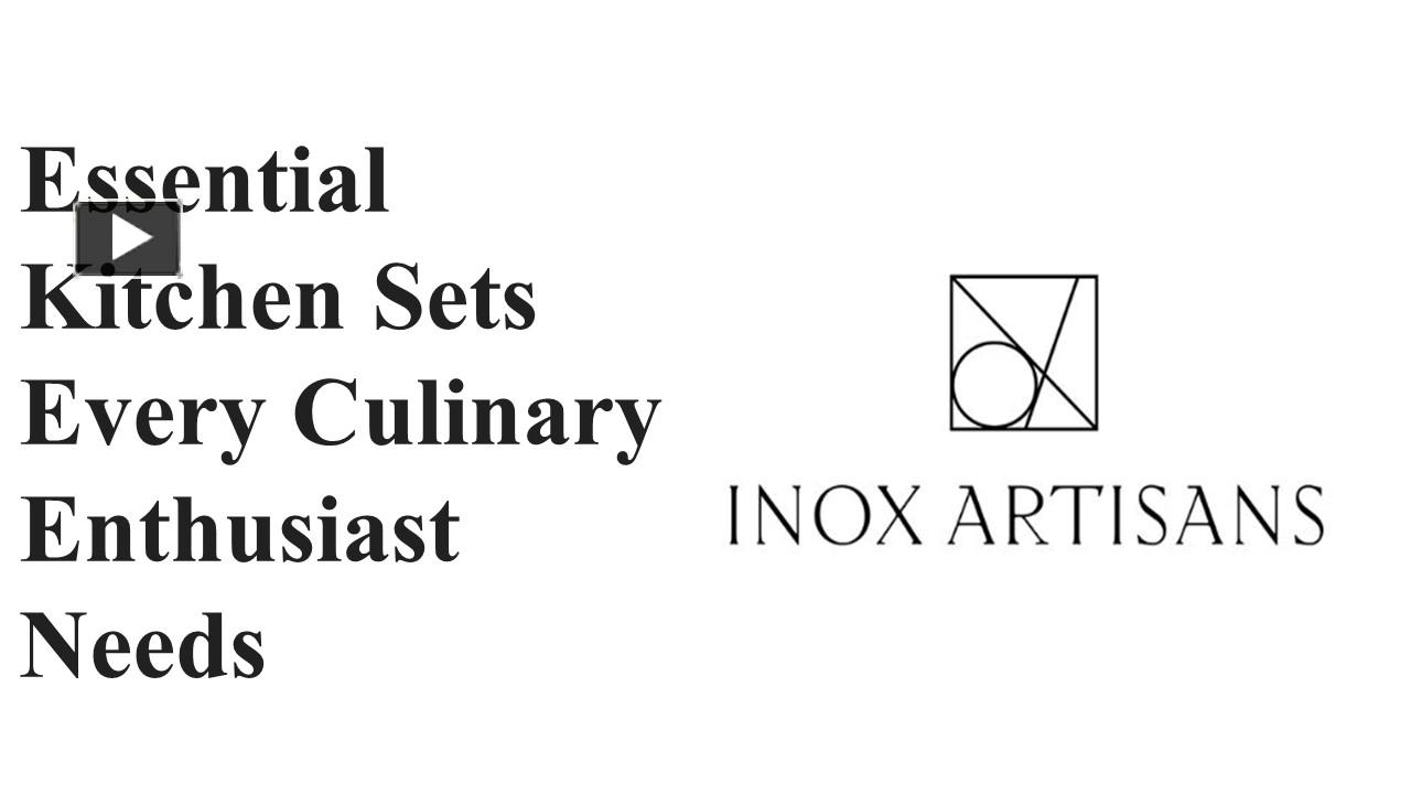 essential kitchen sets every culinary enthusiast needs presentation