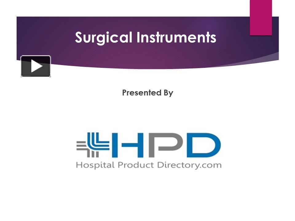 PPT Surgical Instrument Suppliers In India PowerPoint presentation