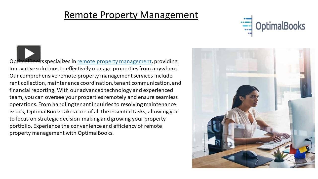 PPT Remote Property Management PowerPoint presentation free to