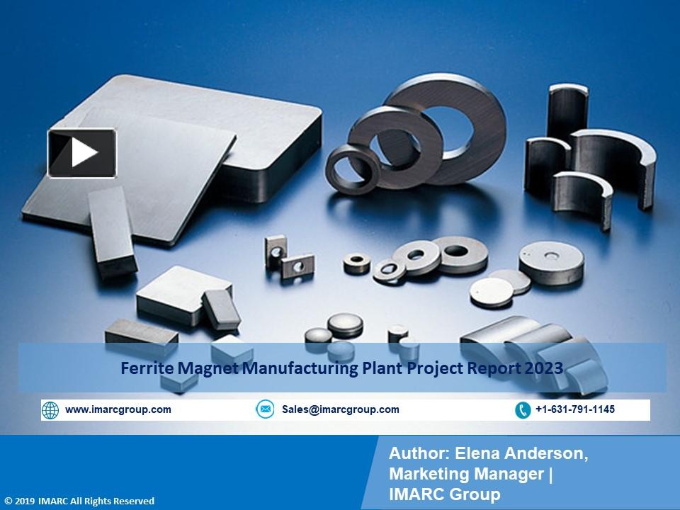 PPT Ferrite Manufacturing Plant Cost PPT Project Report 2023