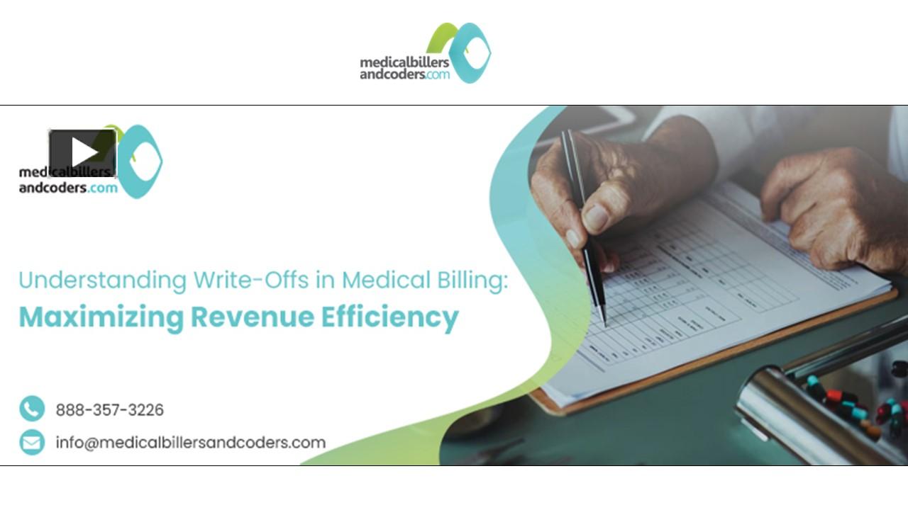 PPT Understanding WriteOffs in Medical Billing Maximizing Revenue