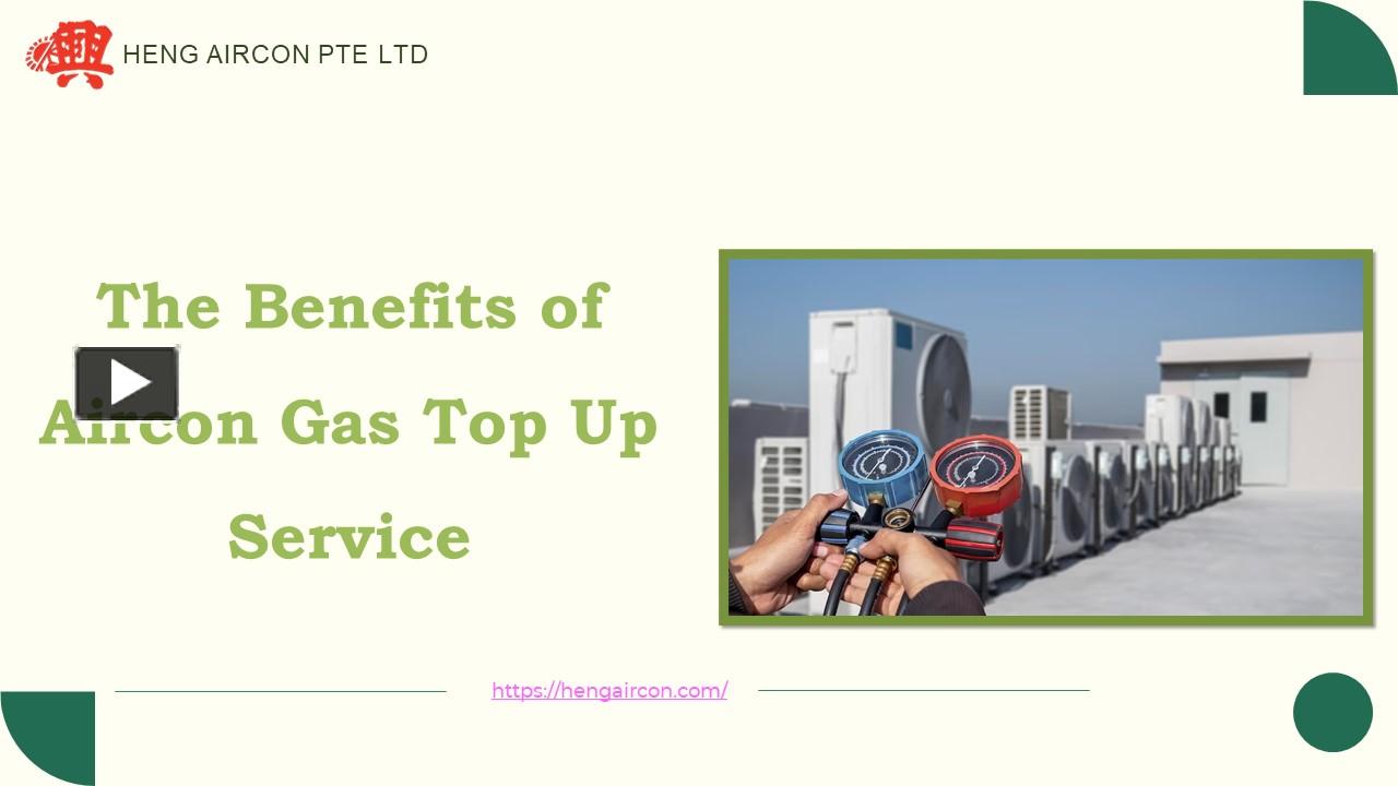 PPT The Benefits of Aircon Gas Top Up Service PowerPoint presentation