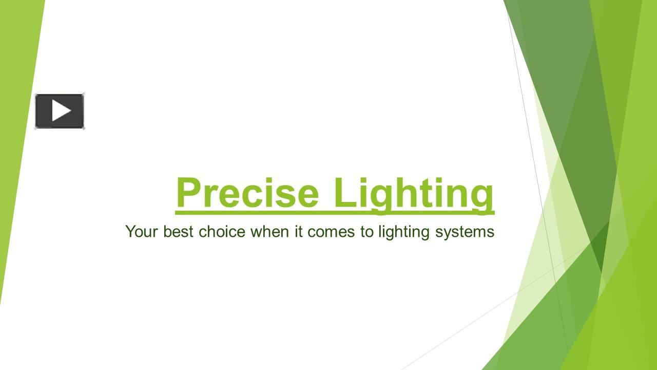 PPT Buy Now Motion Sensor Light Indoor From Precise Lighting