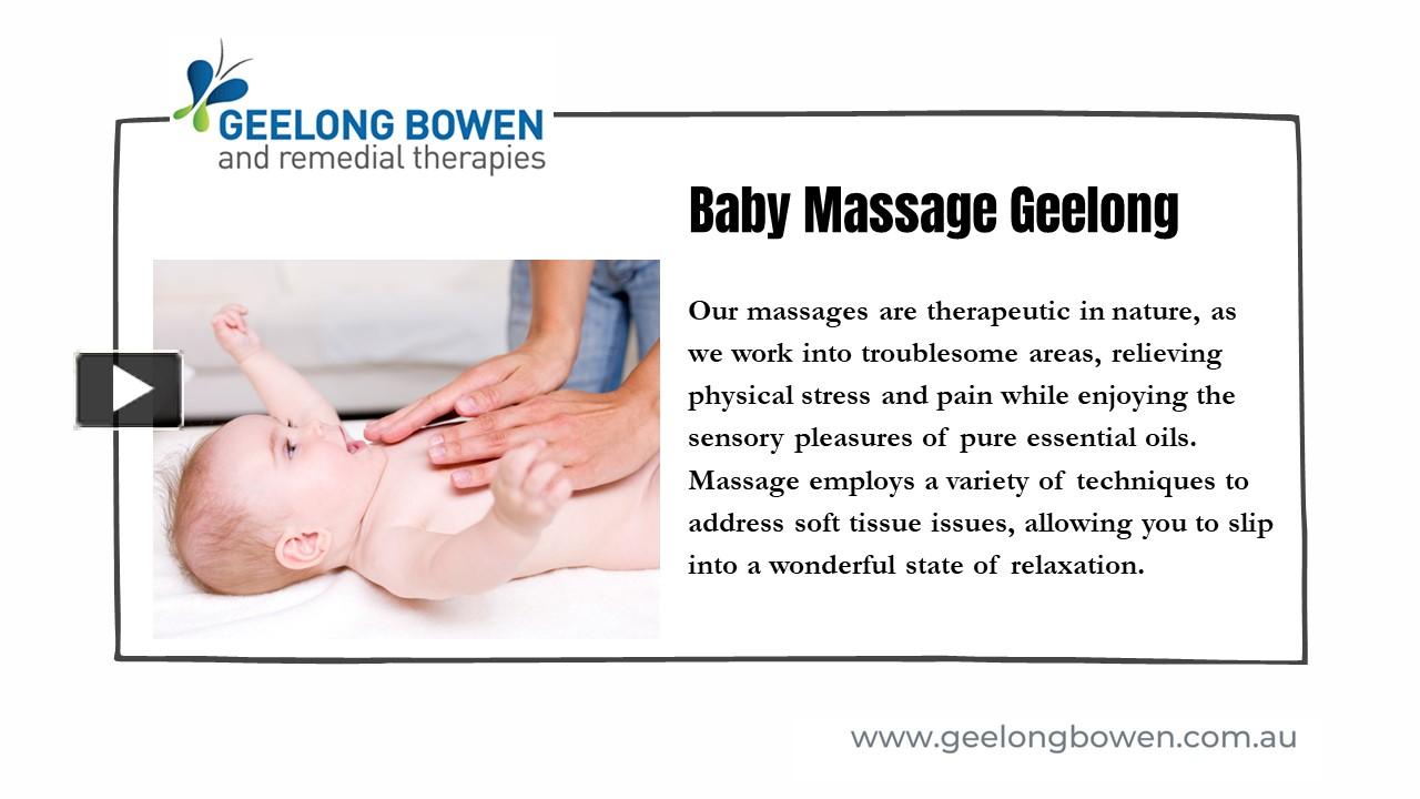 PPT Baby Massage in Geelong PowerPoint presentation free to