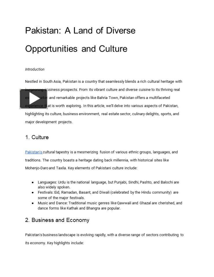 All About Pakistan (1) presentation | free to download