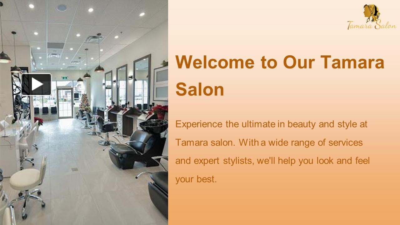 PPT Beauty Salon in Milton Ontario Tamara Salon PowerPoint
