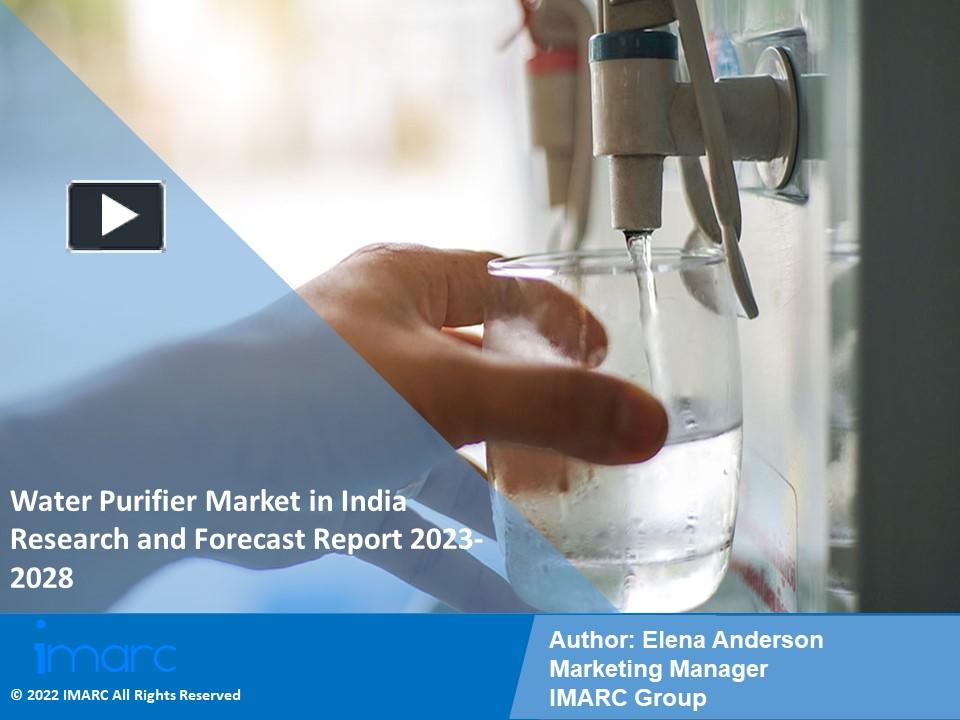 PPT Water Purifier Market in India PPT Demand, Trends and Business