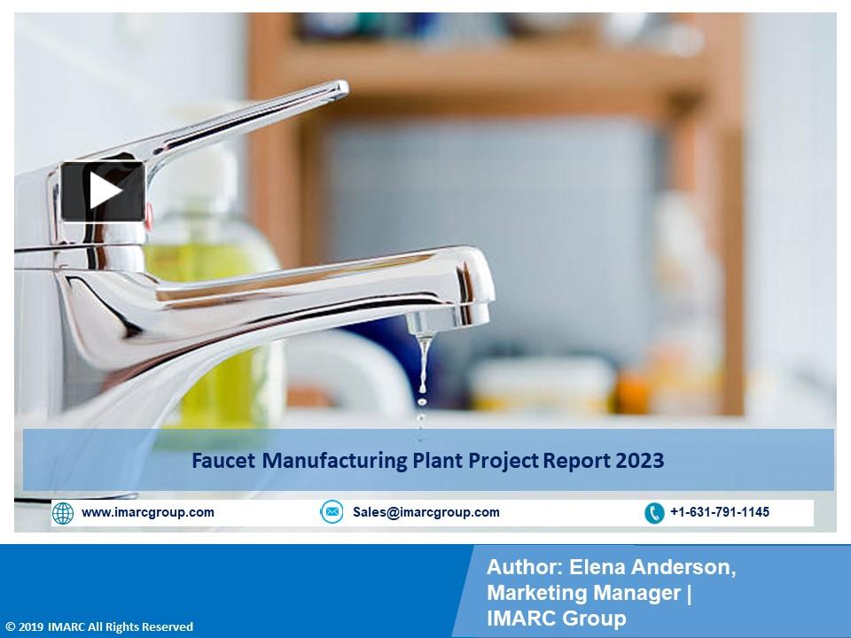 PPT Faucet Manufacturing Plant Project Report Plant Cost 2023