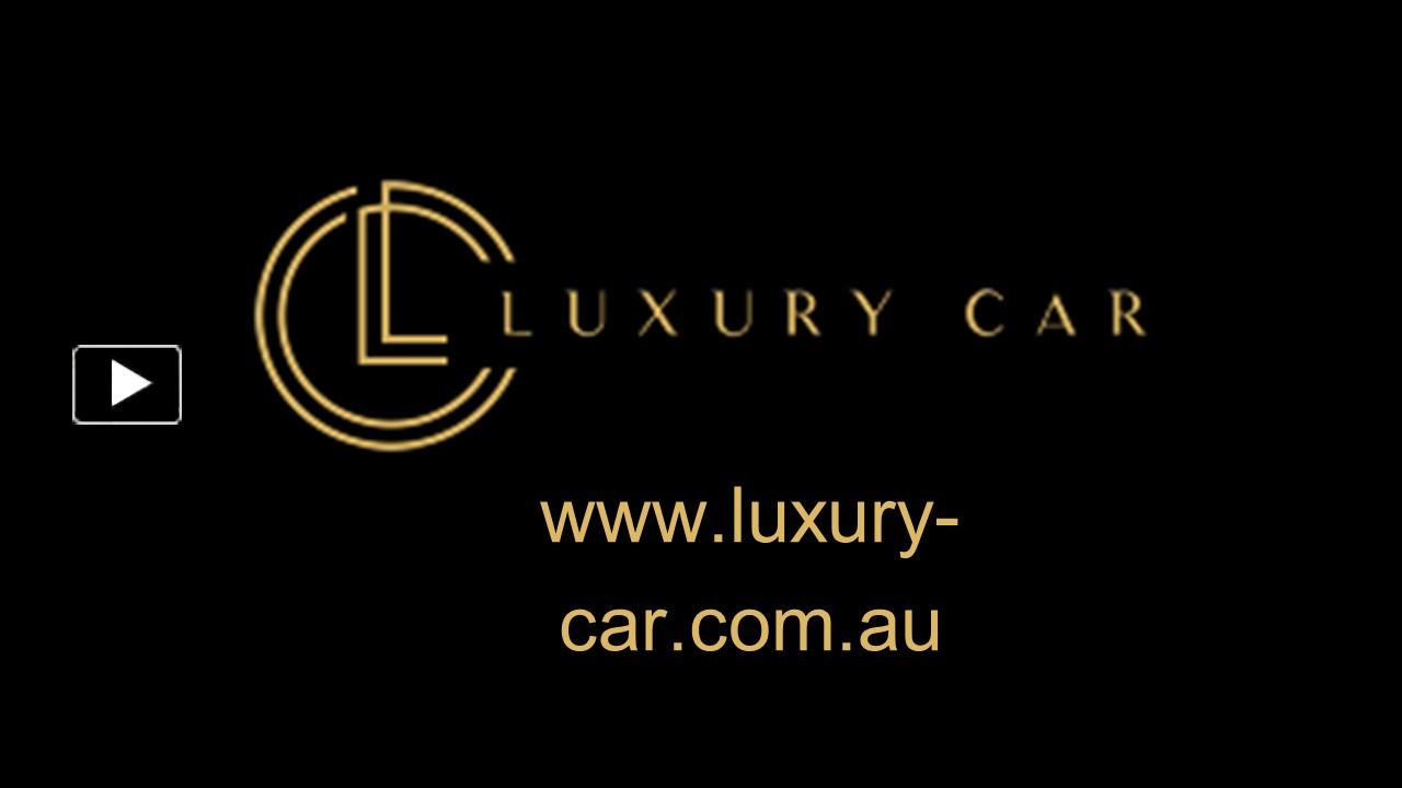 PPT Chauffeur Luxury Car Hire Melbourne Airport PowerPoint presentation free to download