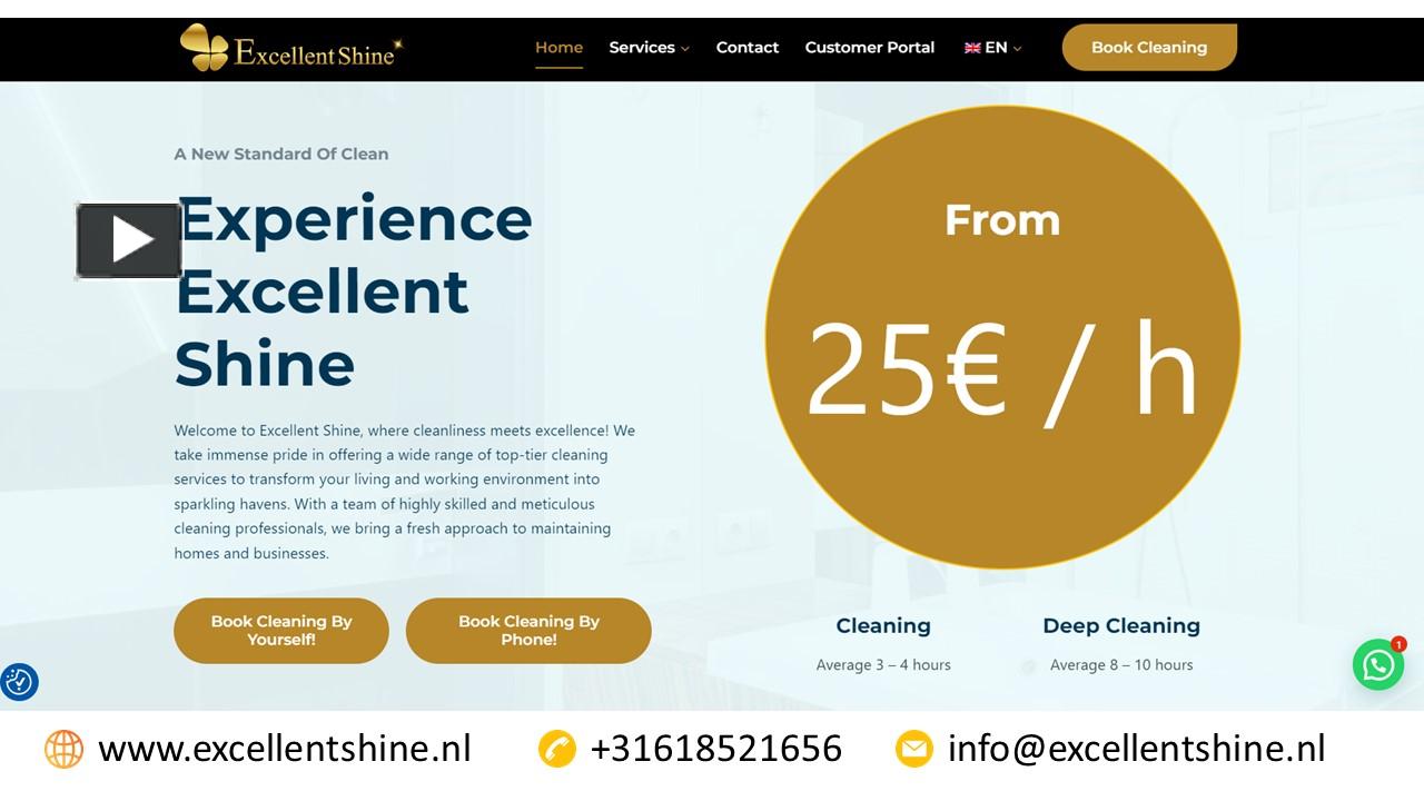 PPT Cleaning Company in Netherlands PowerPoint presentation free to