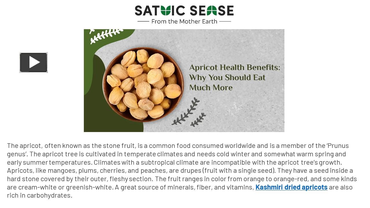 PPT Why you should eat much more apricots Apricot health benefits