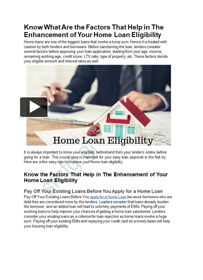 PPT Your Roadmap to Approval Documents Required for Housing Loan PDF