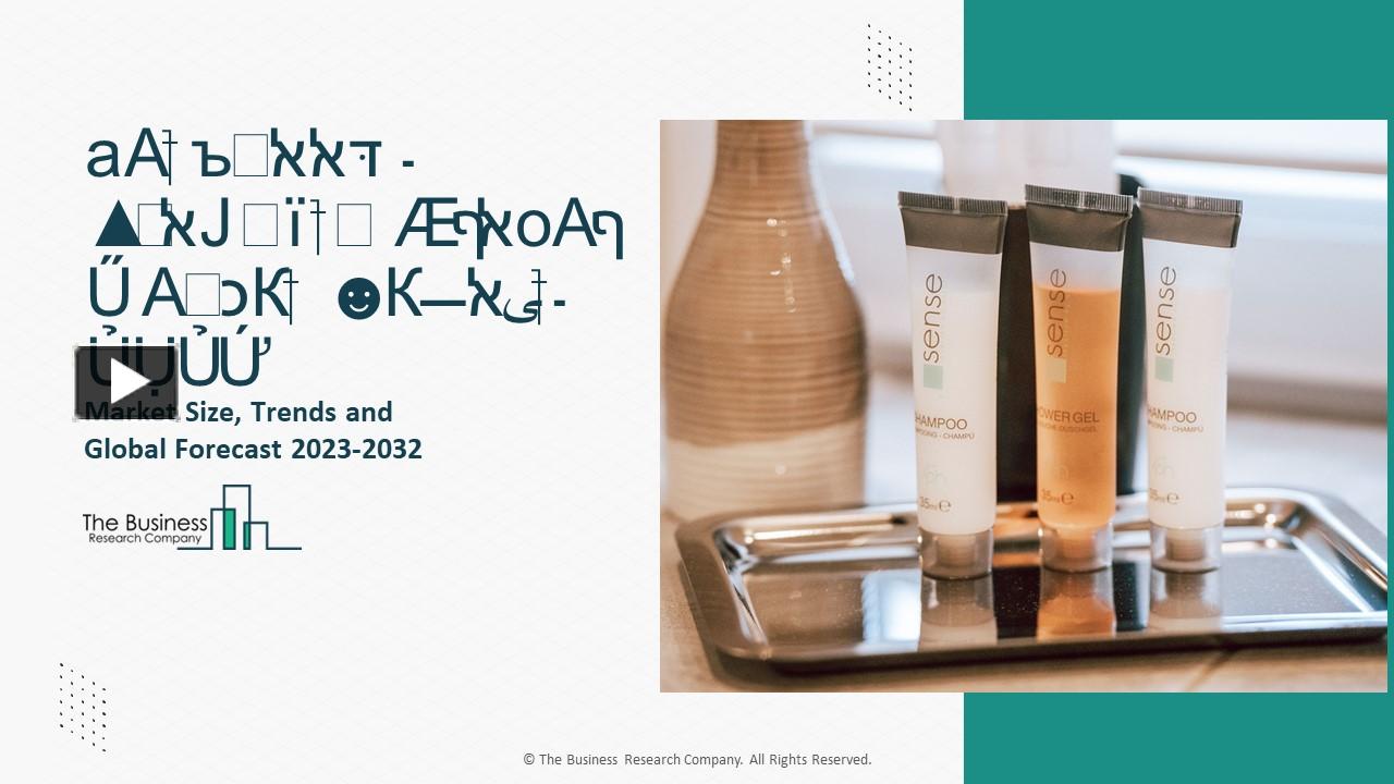 PPT Bathroom Products Market Industry Analysis, Size And Outlook 2023