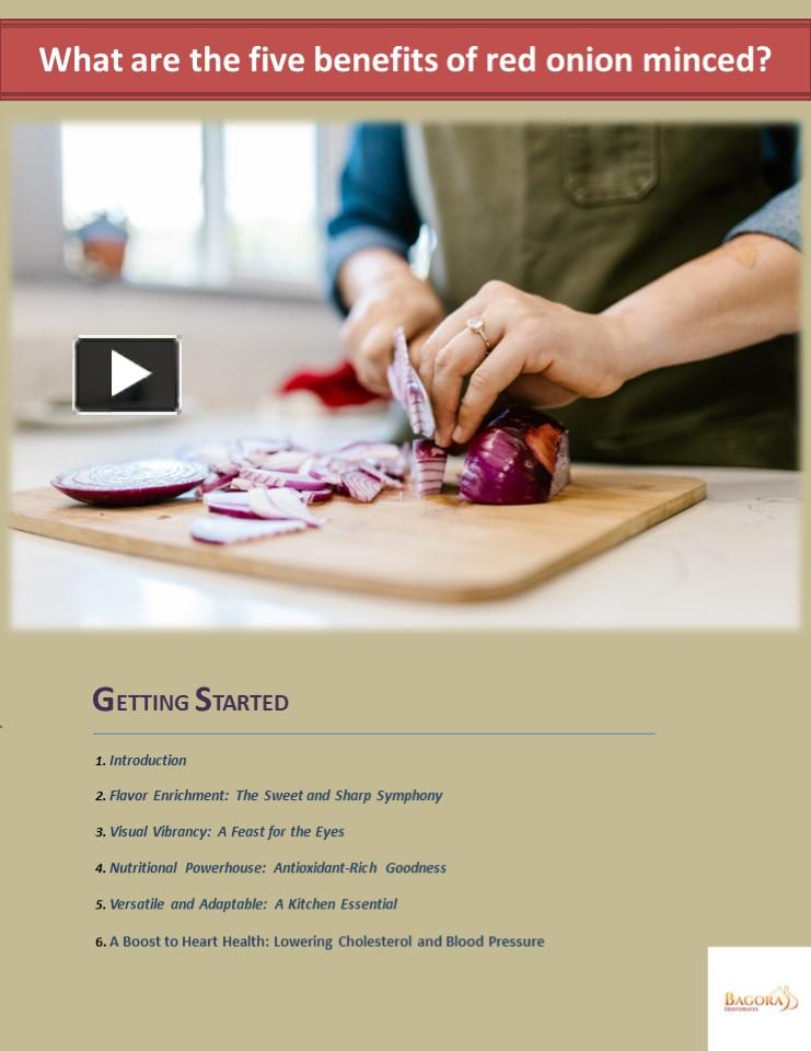 PPT Are there any health benefits of red onion mince? PowerPoint