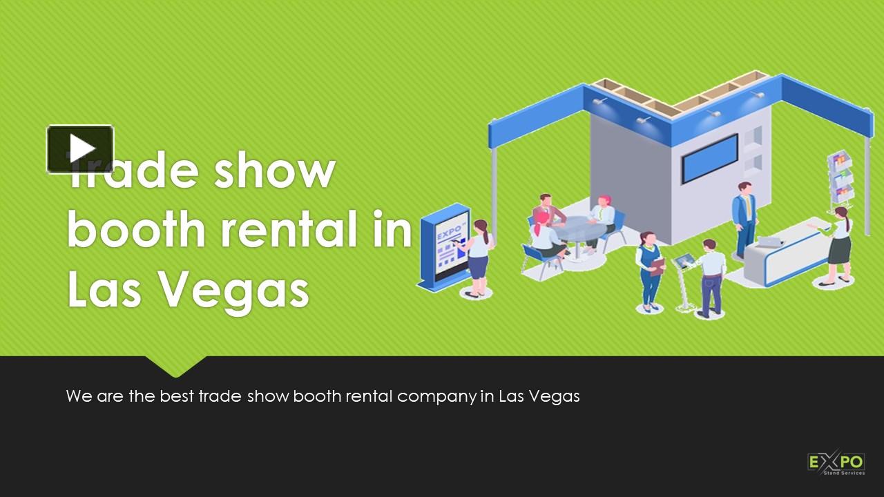 PPT Trade show booth rental in las Vegas Expo Stand Services