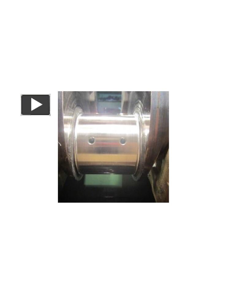 PPT In situ crankshaft grinding, Crankshaft repair, Crankshaft