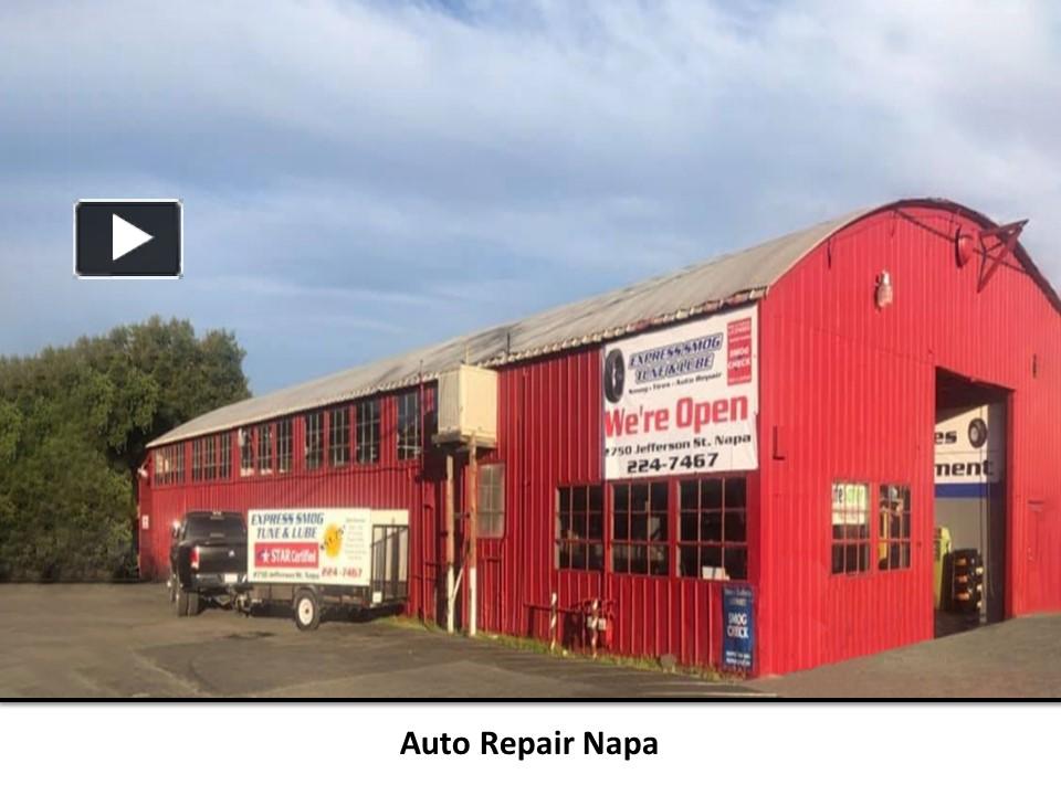 PPT Auto Repair Napa Express Smog & Lube PowerPoint presentation