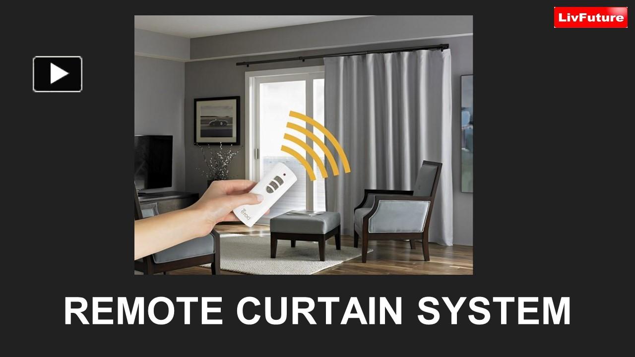 PPT Remote Controlled Curtains PowerPoint presentation free to