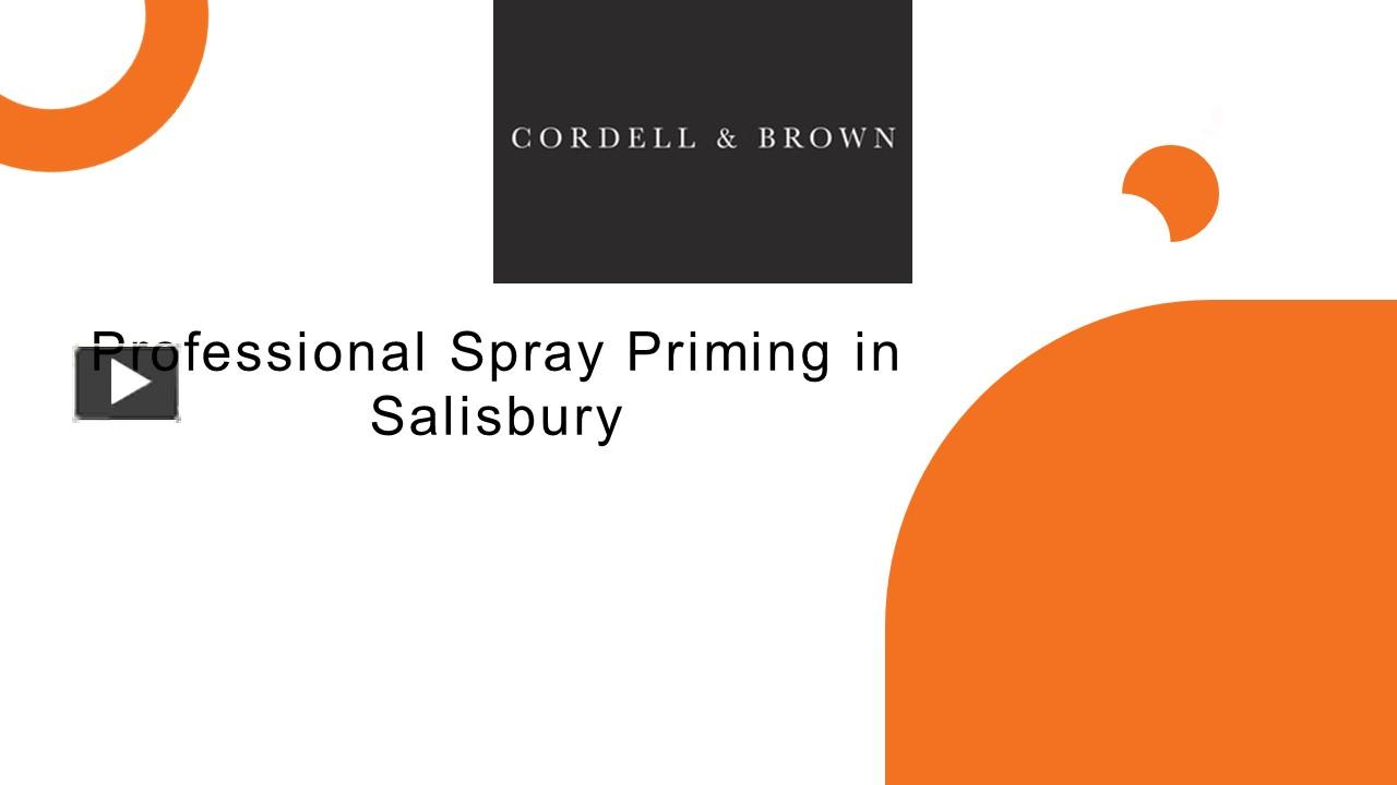 PPT Professional Spray Painters in Salisbury PowerPoint presentation free to download id