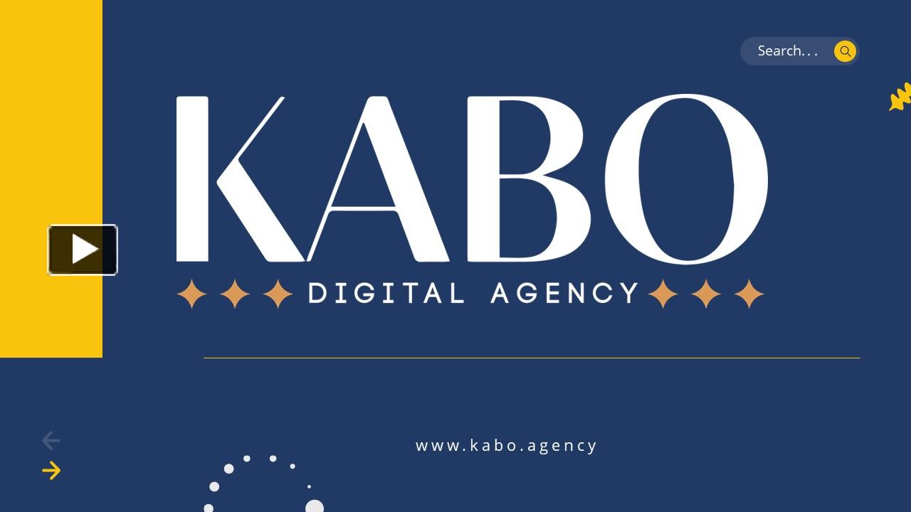 PPT To KABO Digital Agency PowerPoint presentation free to