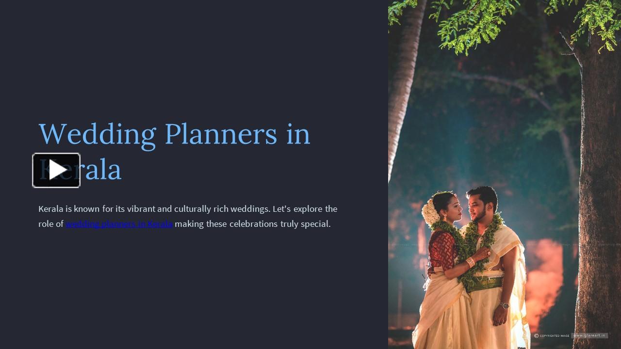 PPT "Your Ultimate Guide to Wedding Planners in Kerala" PowerPoint