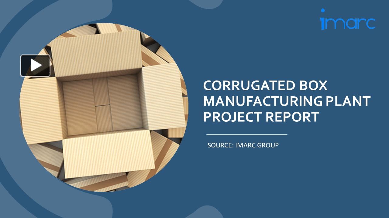PPT Detailed Project Report on Corrugated Box Manufacturing Plant