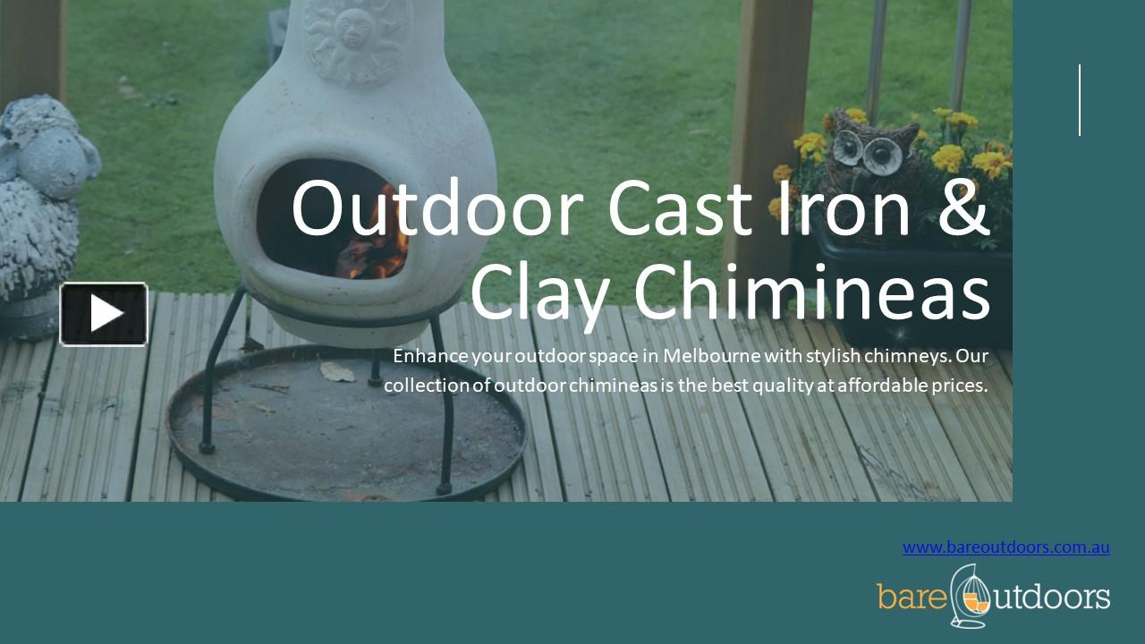 PPT Outdoor Cast Iron & Clay Chimineas PowerPoint presentation free to download id 981007