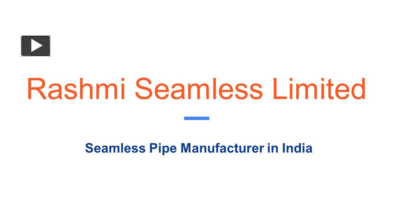 PPT What is the Difference Between Seamless and Welded Pipes